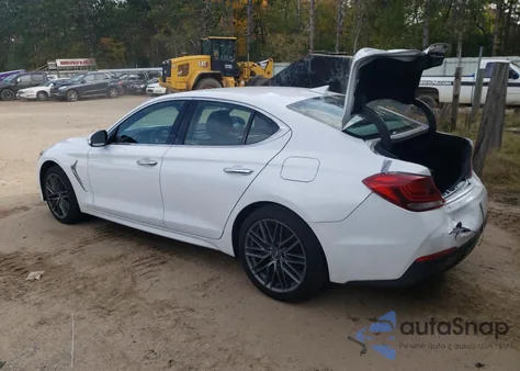 2019 Genesis G70 Advanced из США, поврежденный, VIN KMTG64LAXKU033366